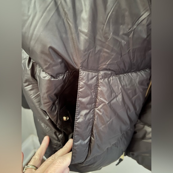 New PARAJUMPERS Short Puffers Tilly Hooded Down Jacket in Black Size Medium - Picture 16 of 17